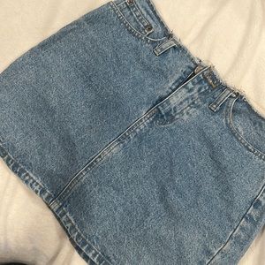 VINTAGE Y2K ANGELS DENIM SKIRT